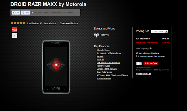 motorola droid razr maxx now officially available from verizon wireless